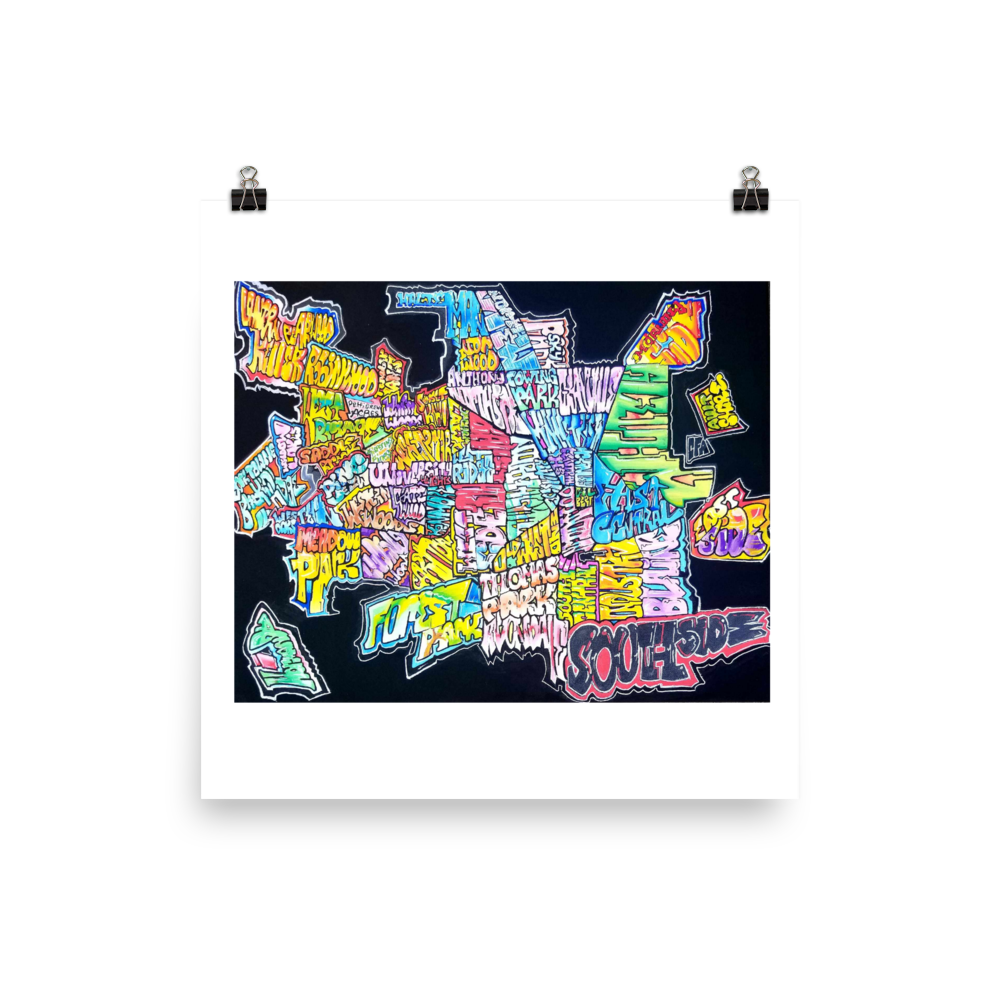 Muncie Neighborhood Graffiti Map