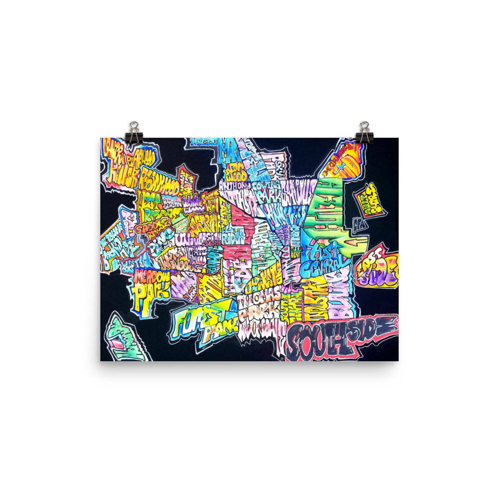 Muncie Neighborhood Graffiti Map