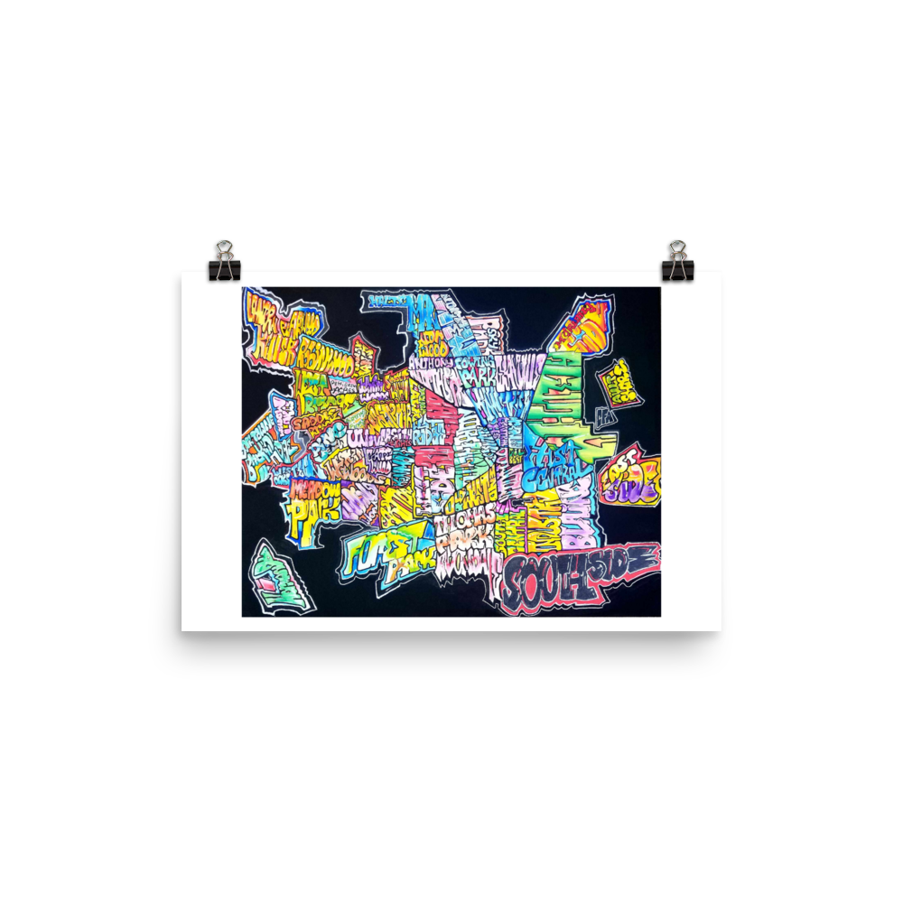 Muncie Neighborhood Graffiti Map