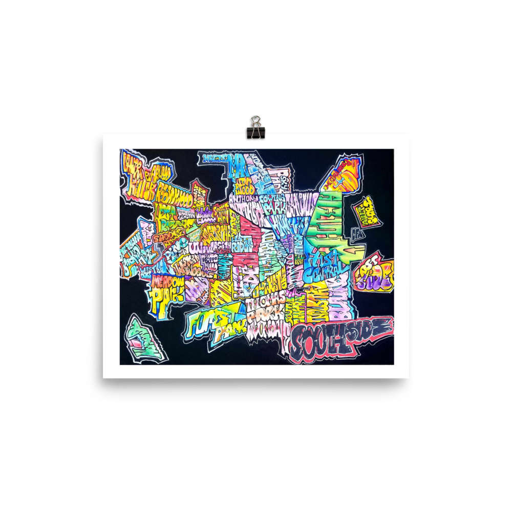 Muncie Neighborhood Graffiti Map
