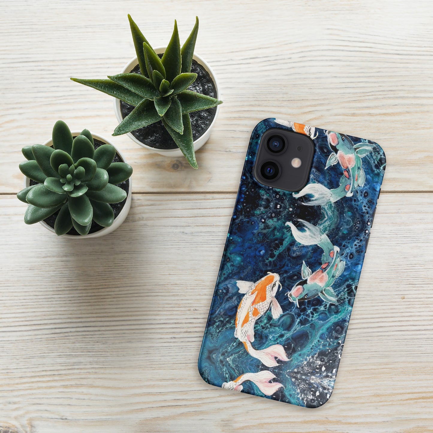 Dancing Koi Snap case for iPhone®