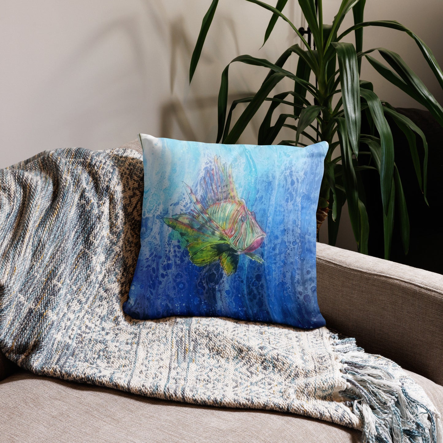 Lionfish Pillow