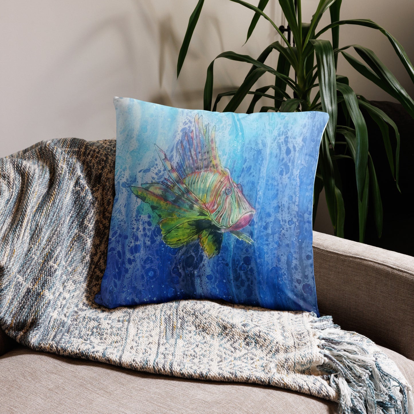 Lionfish Pillow