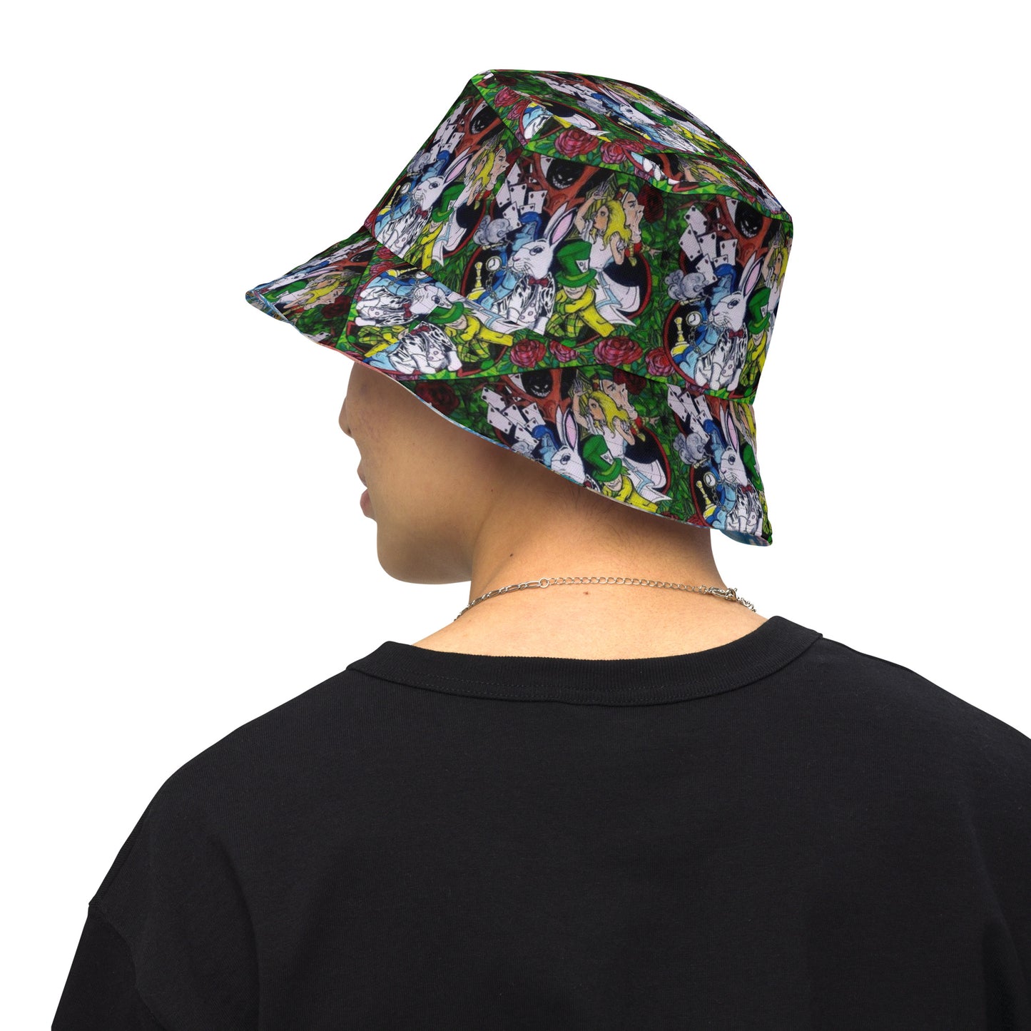 Alice in Wonderland Reversible bucket hat