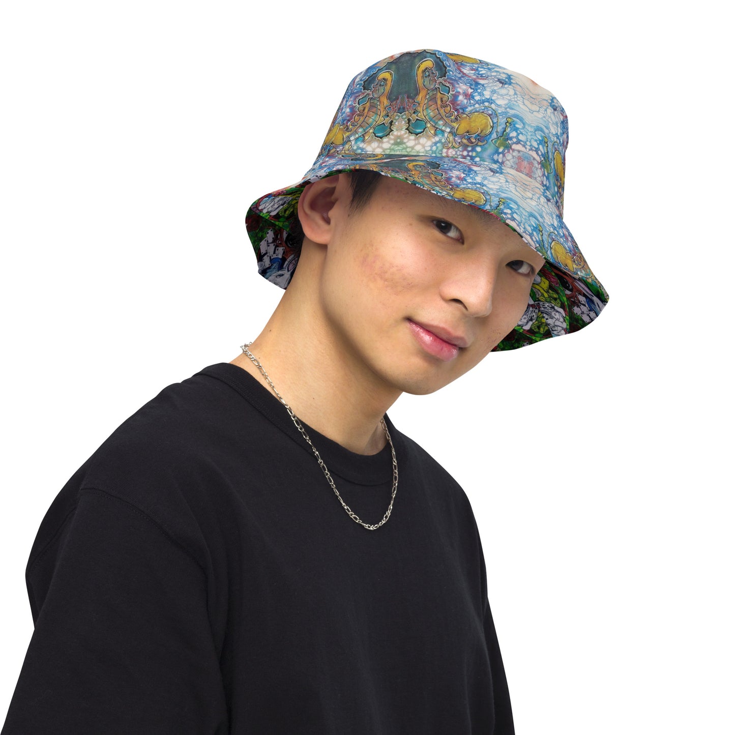 Alice in Wonderland Reversible bucket hat