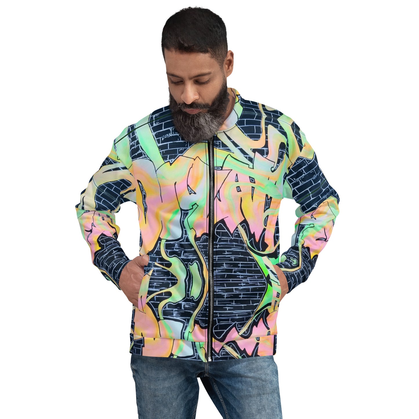 Dream Graffiti Art Unisex Bomber Jacket