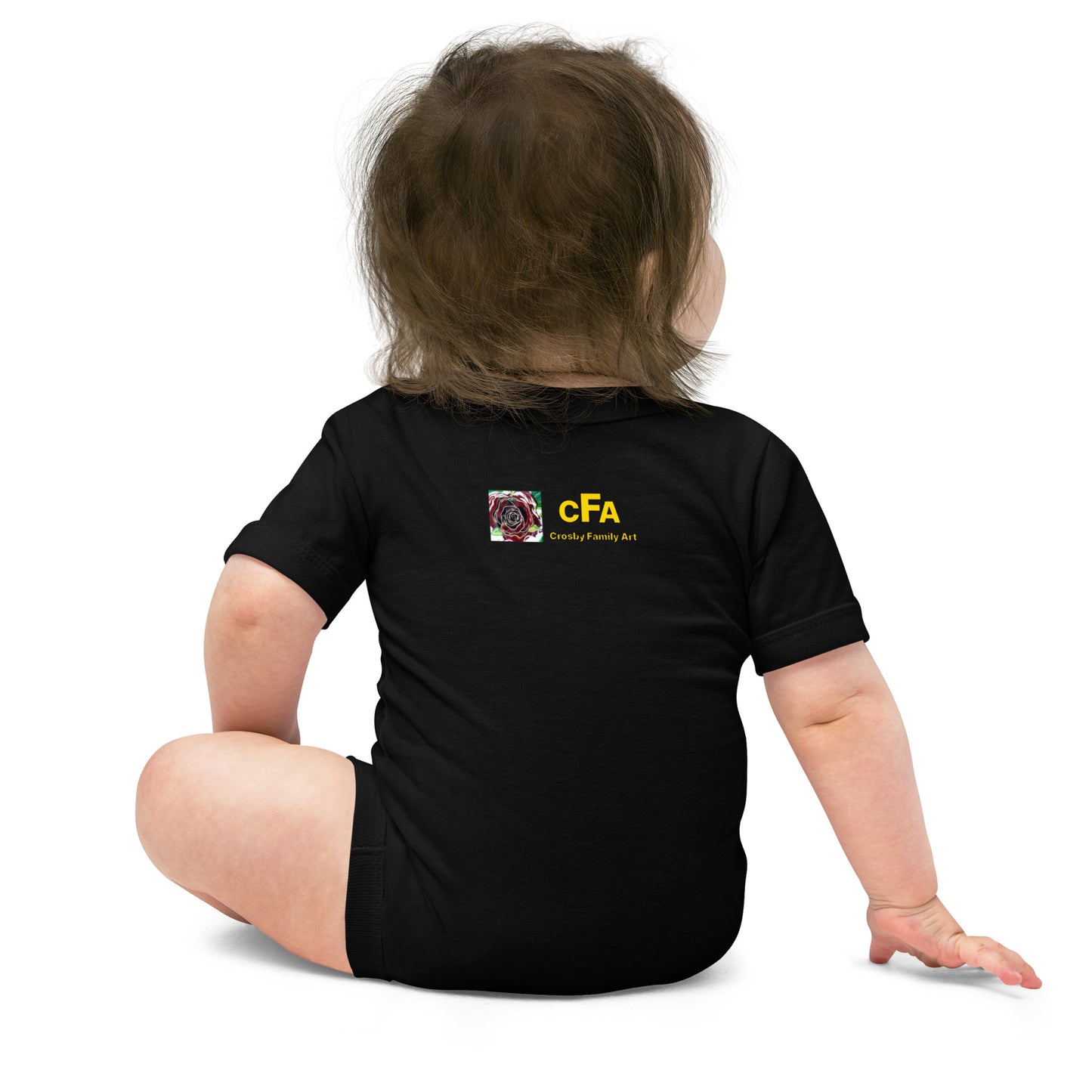 Space Baby with Teddy Baby short sleeve one piece