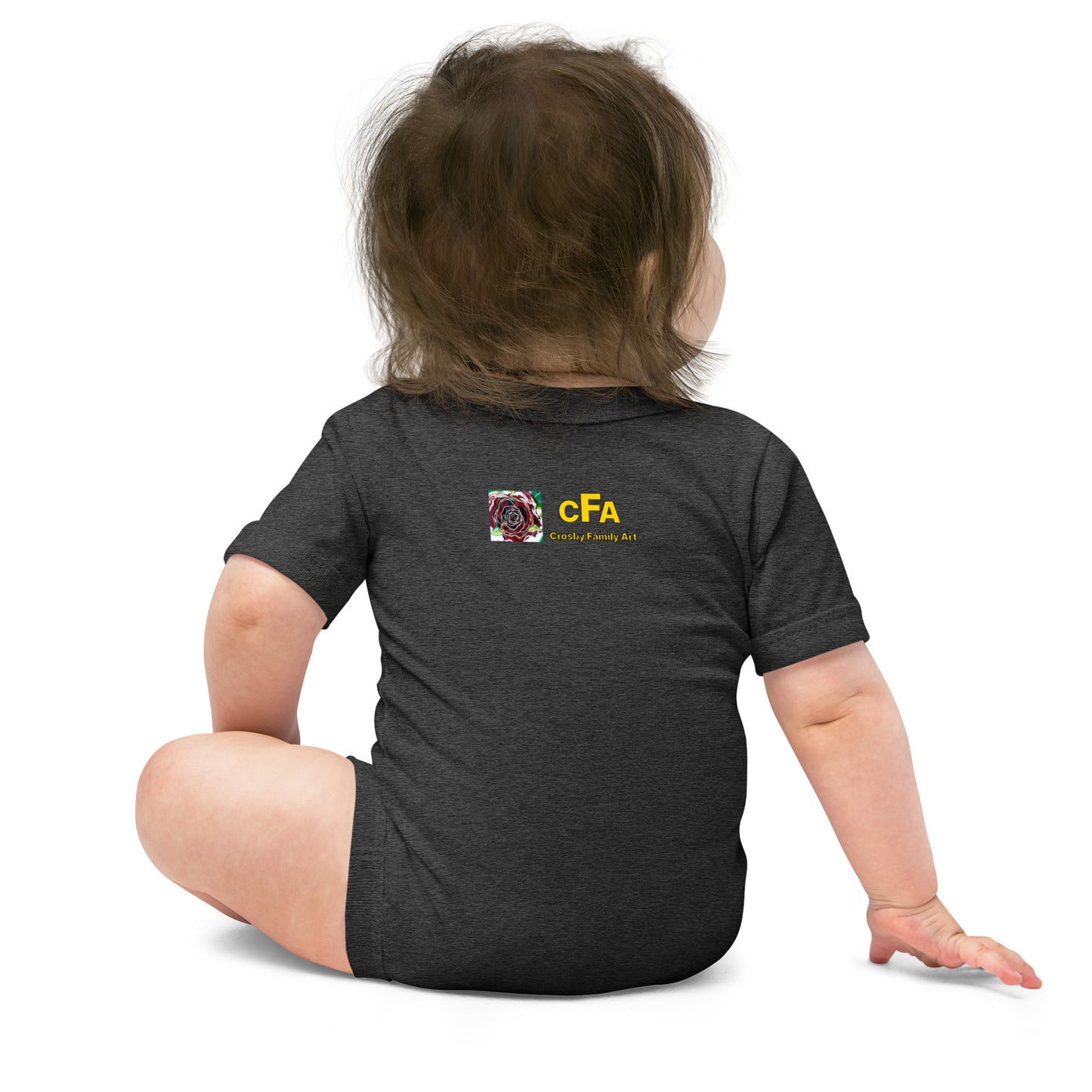 Space Baby with Teddy Baby short sleeve one piece