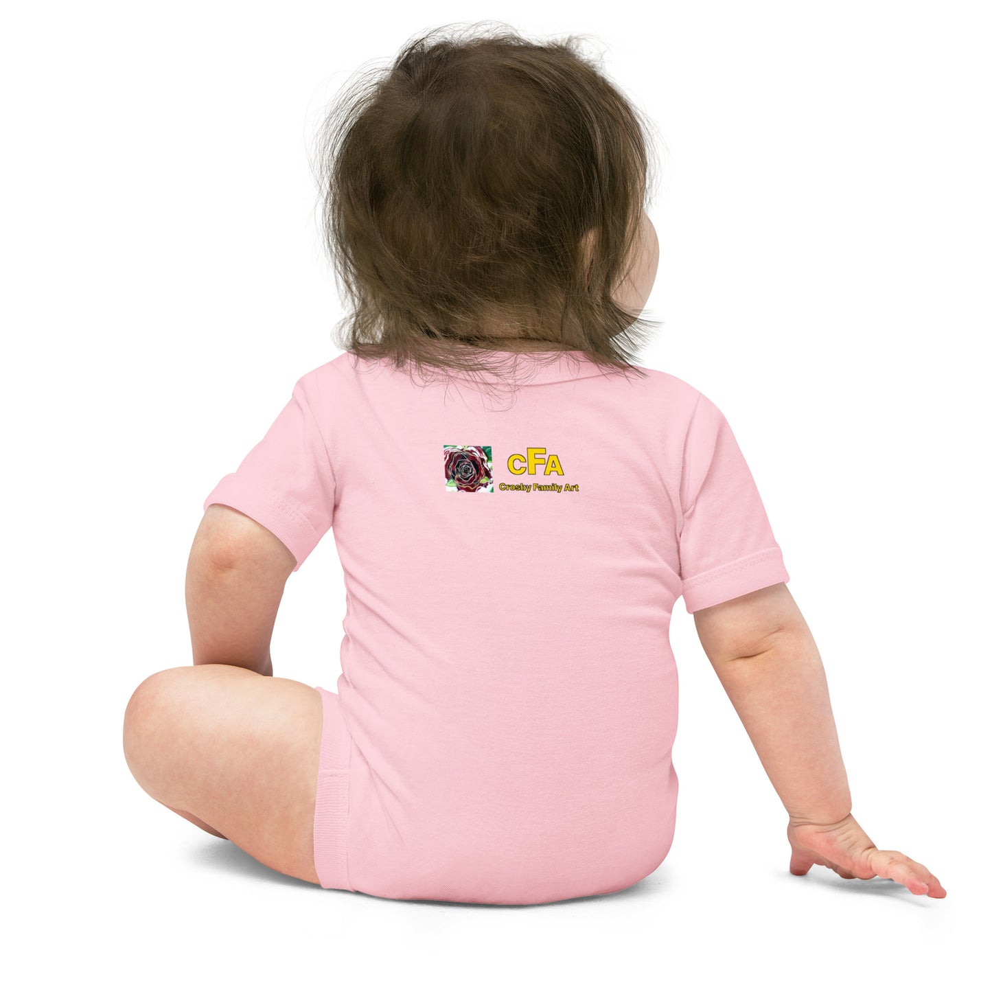 Space Baby with Teddy Baby short sleeve one piece
