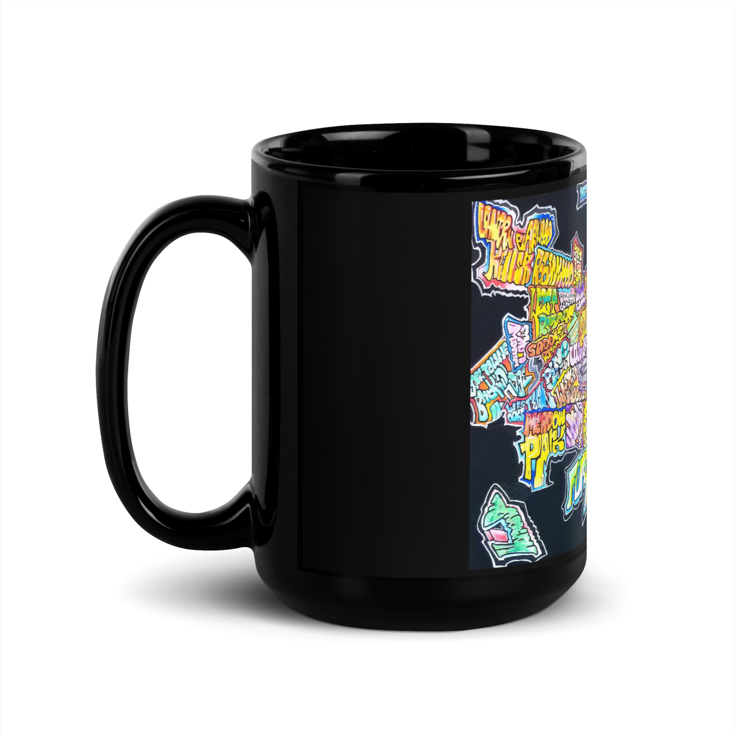 Muncie Neighborhood Graffiti Map Mug