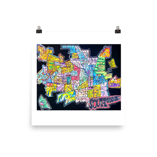 Muncie Neighborhood Graffiti Map