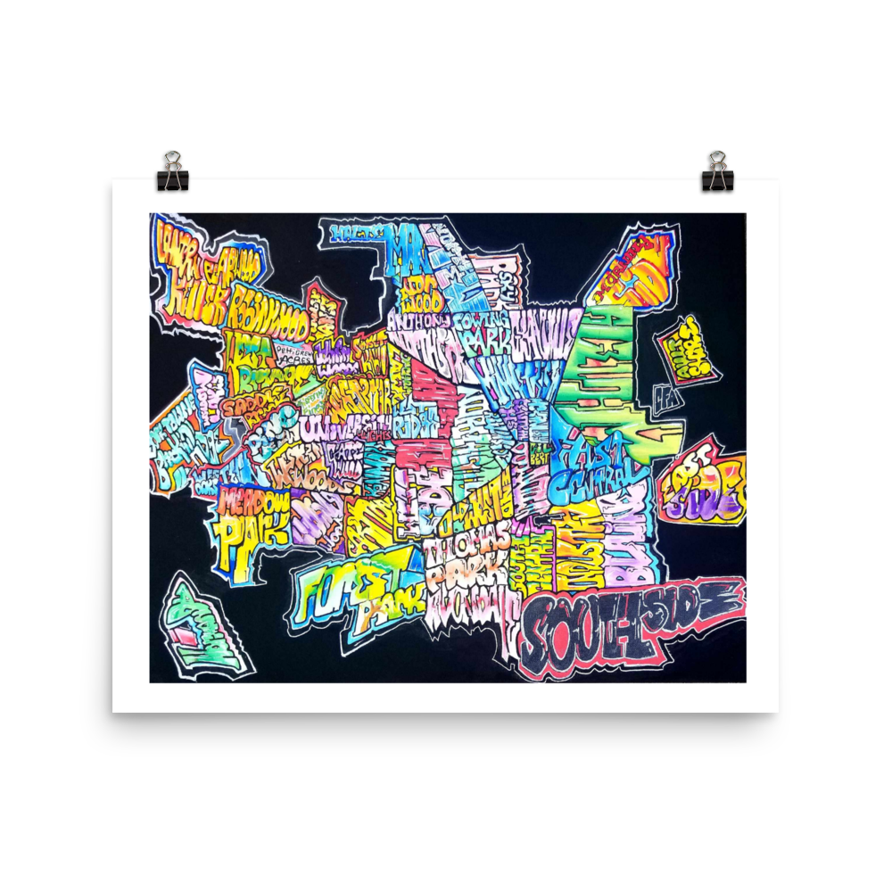 Muncie Neighborhood Graffiti Map