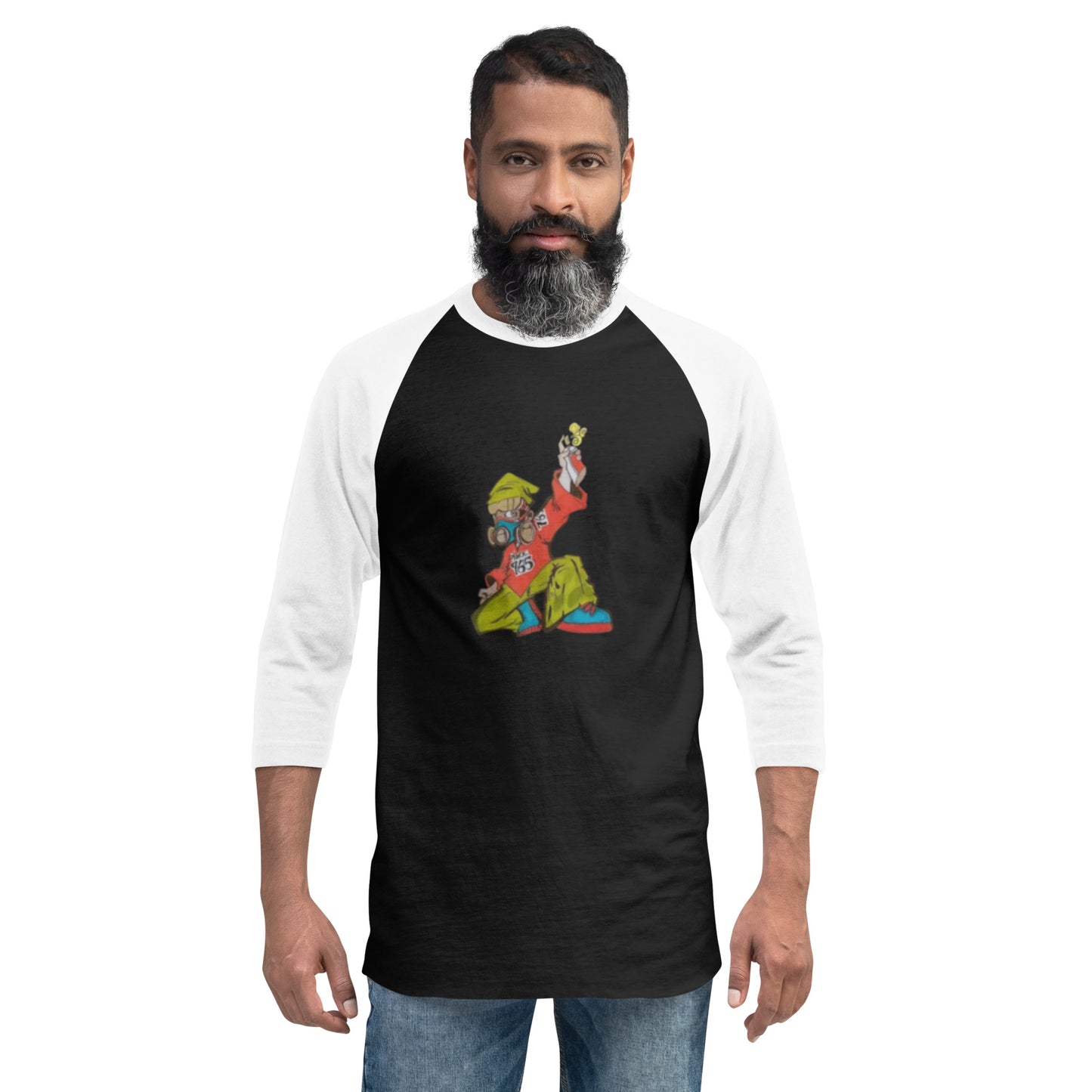 Muncie 765 Graffiti Artist 3/4 sleeve raglan shirt