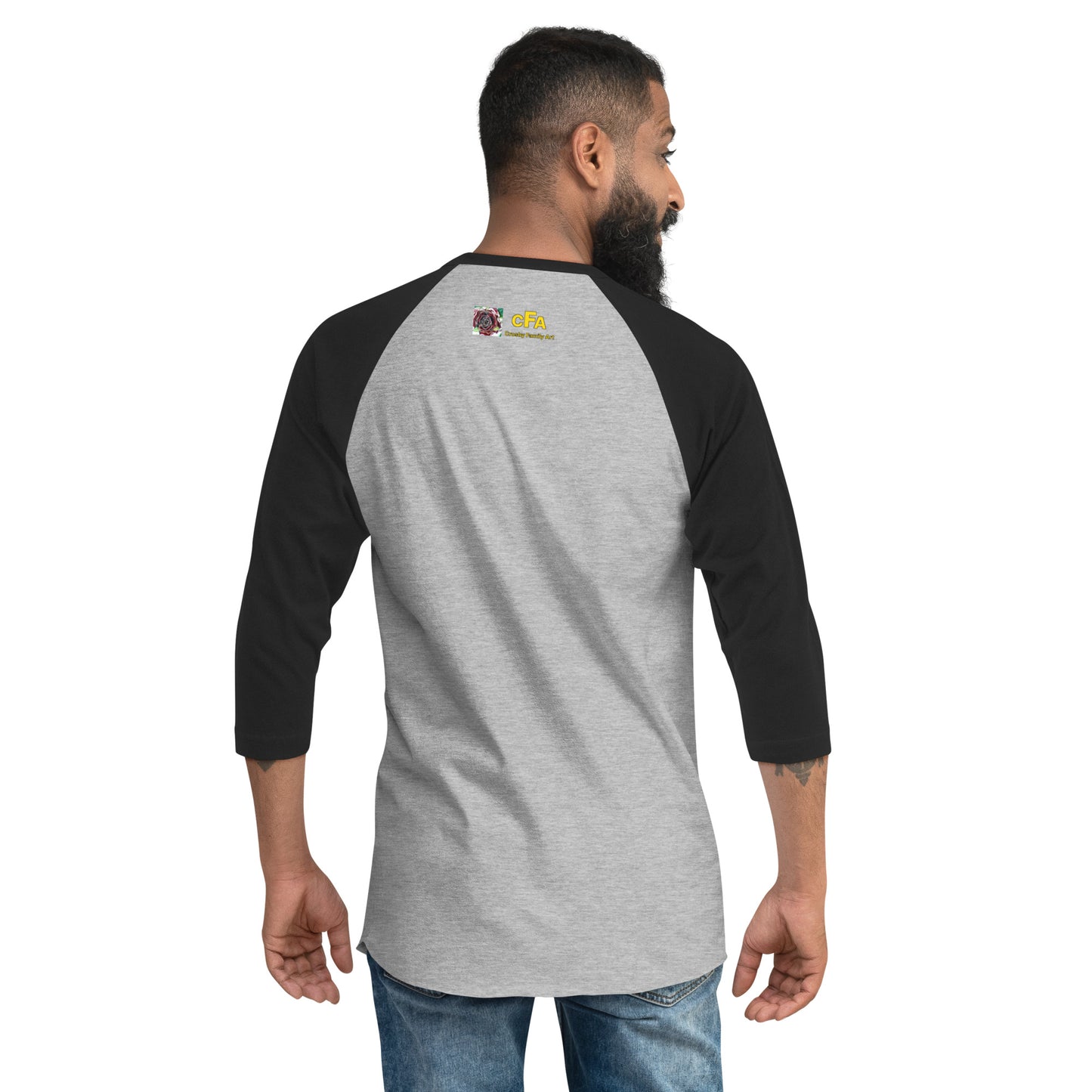 Muncie 765 Graffiti Artist 3/4 sleeve raglan shirt