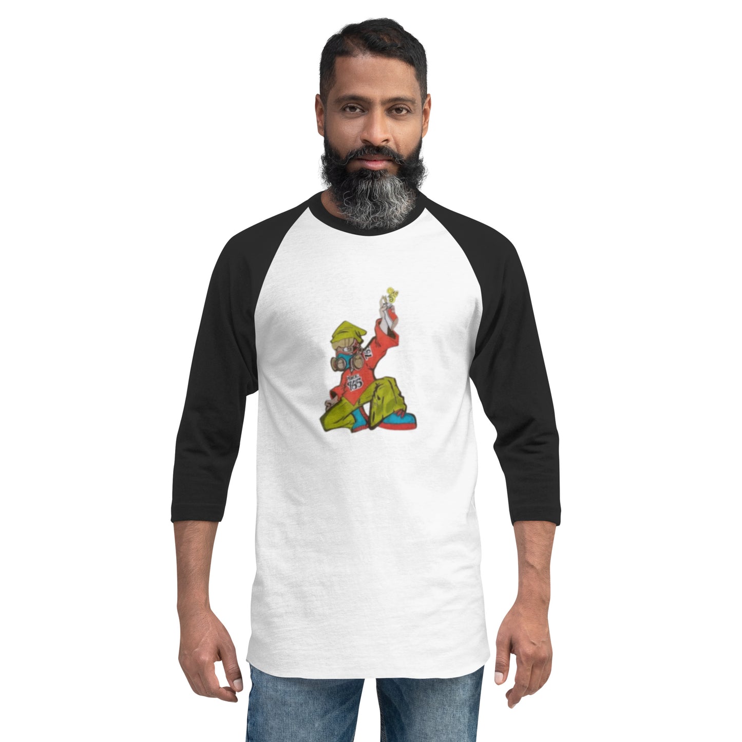 Muncie 765 Graffiti Artist 3/4 sleeve raglan shirt