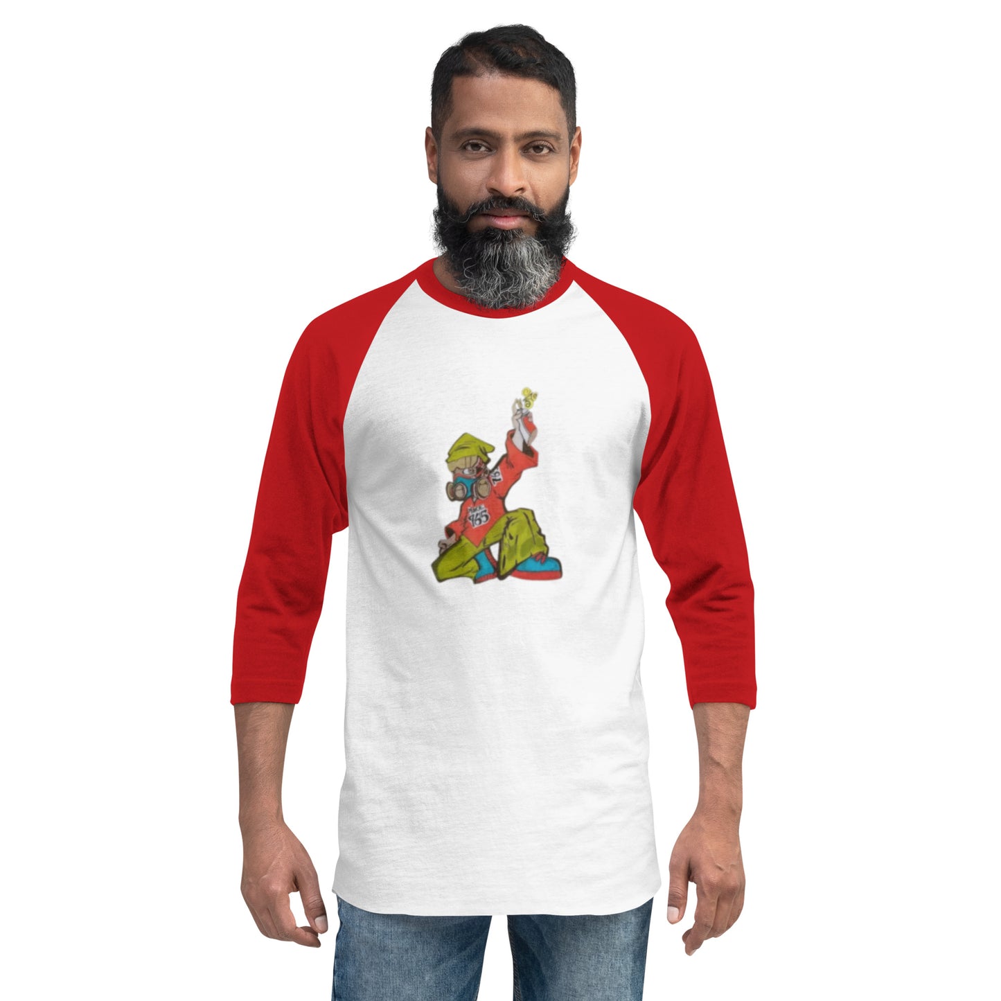 Muncie 765 Graffiti Artist 3/4 sleeve raglan shirt
