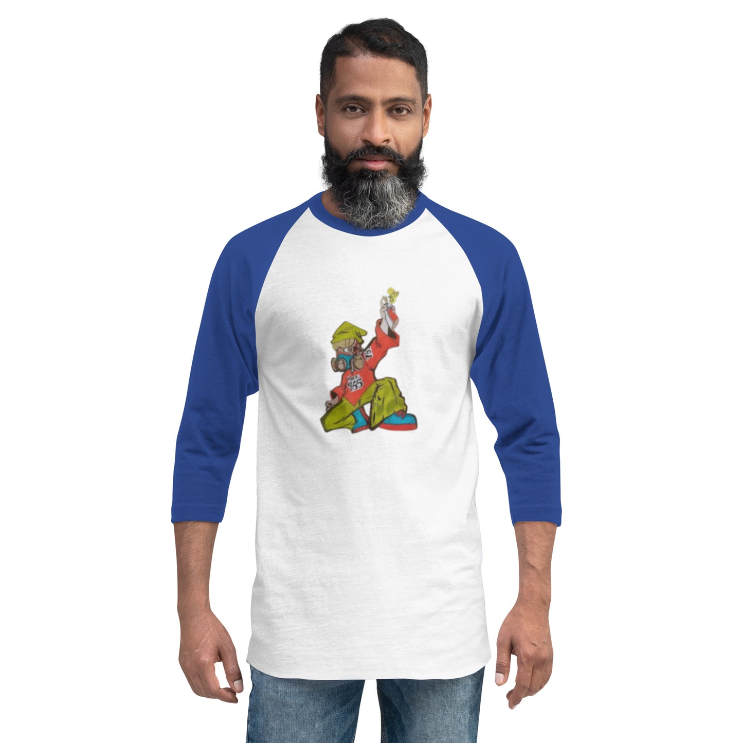 Muncie 765 Graffiti Artist 3/4 sleeve raglan shirt