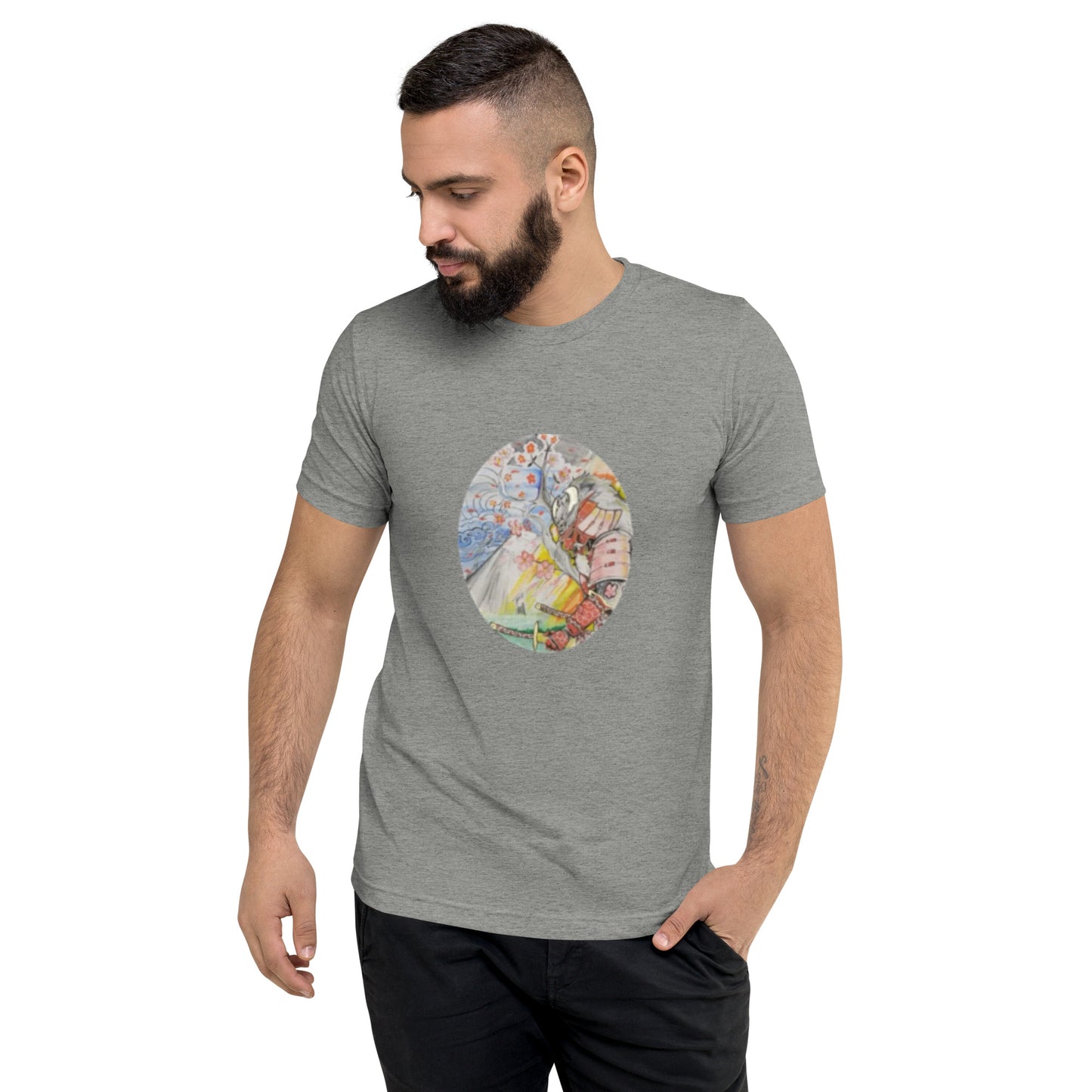 Red Samurai Short sleeve t-shirt