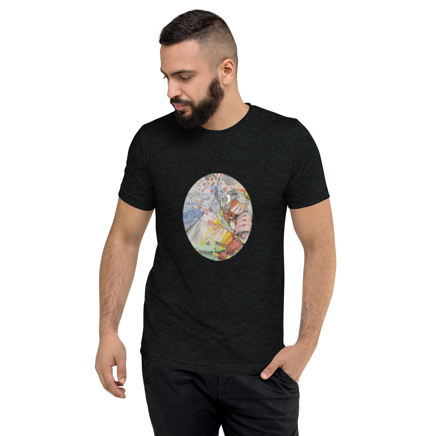 Red Samurai Short sleeve t-shirt