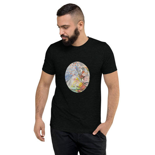 Red Samurai Short sleeve t-shirt