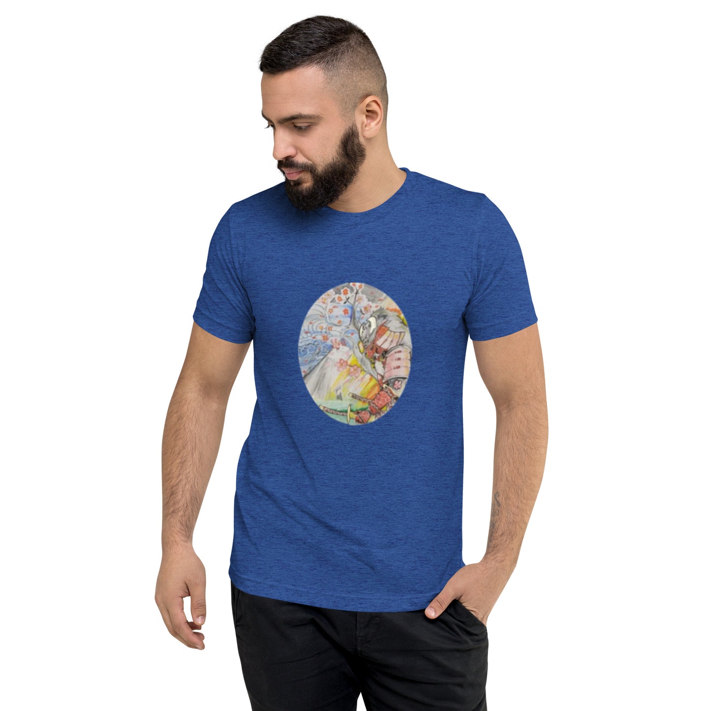 Red Samurai Short sleeve t-shirt