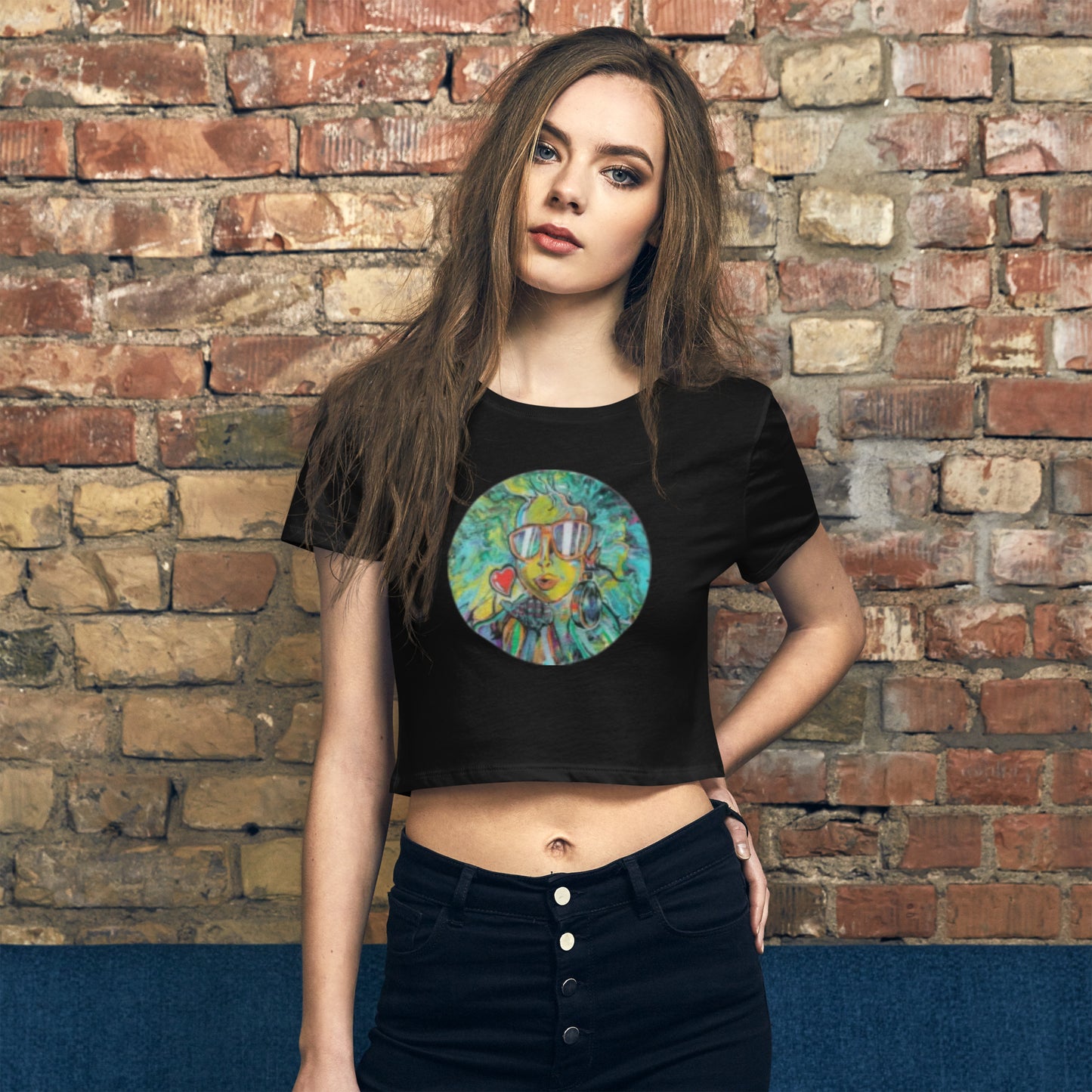 Kiss Women’s Crop Tee